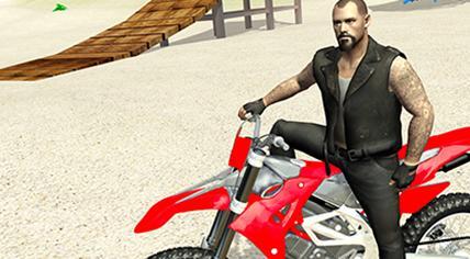  摩托车海滩格斗3D