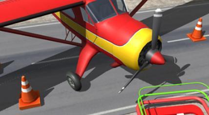  飞机停车3D